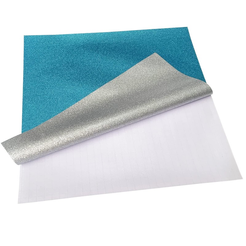 10 Pcs DIY Gift Glitter Sheets / Stickers A4 Size