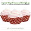 Regency Wraps Greaseproof Professional Grade Baking Cups, Pack of 40,