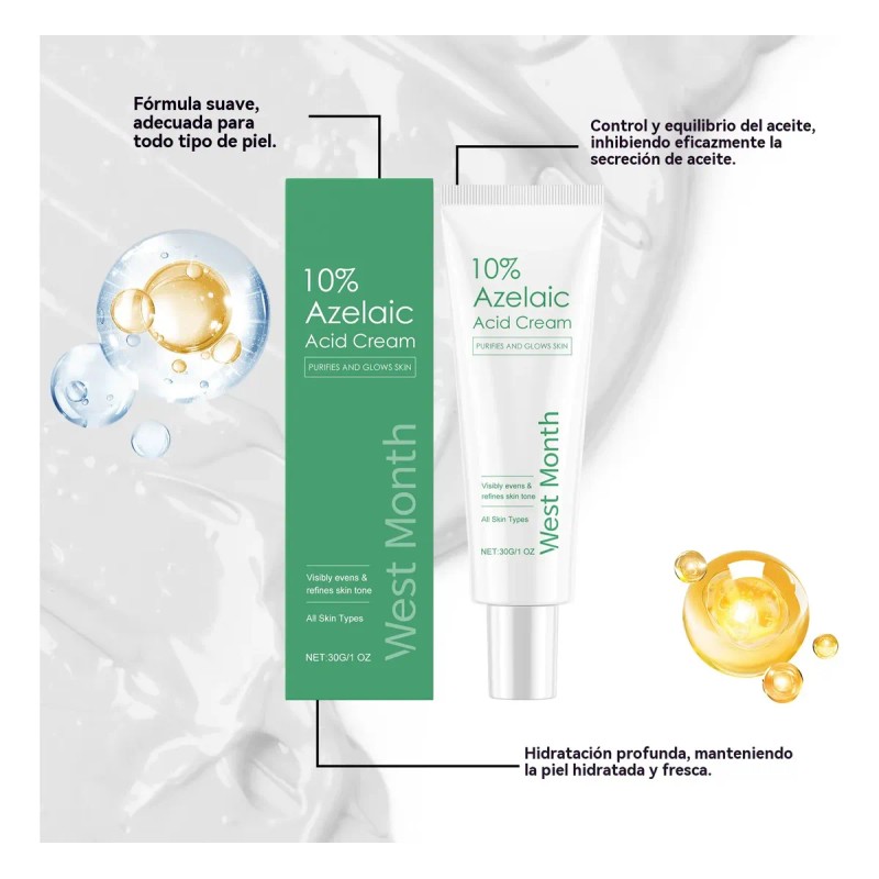 Creme De Ácido Azelaico Essência Facial 30g Anti-acne