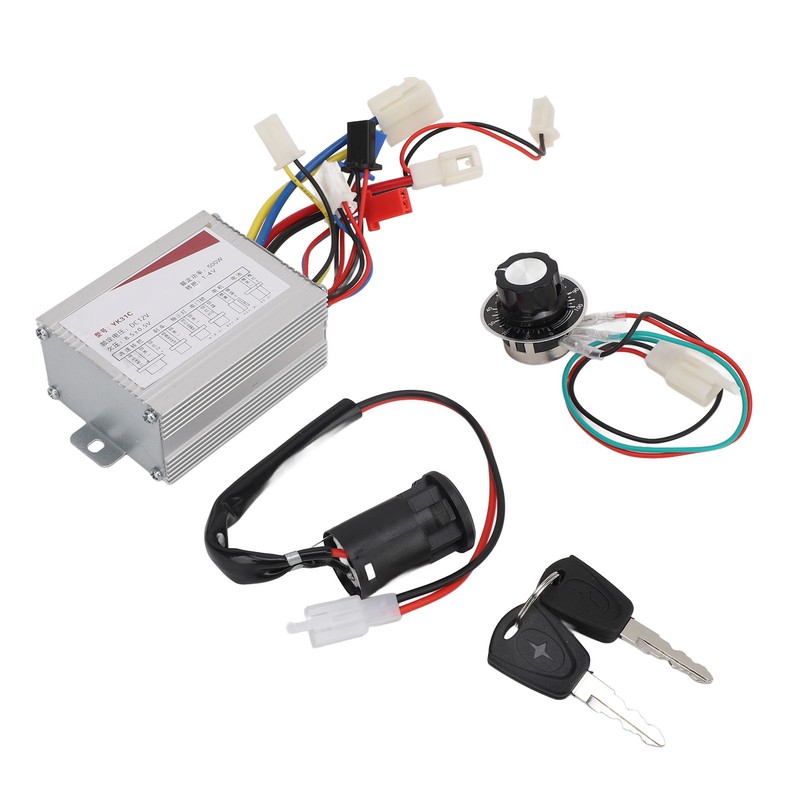 12V 500W Electric Bike Controller Speed Control Switch Key Lock