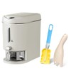12 Lbs (7.3kg) Rice Container with Measuring Cup, Upgraded Built-in