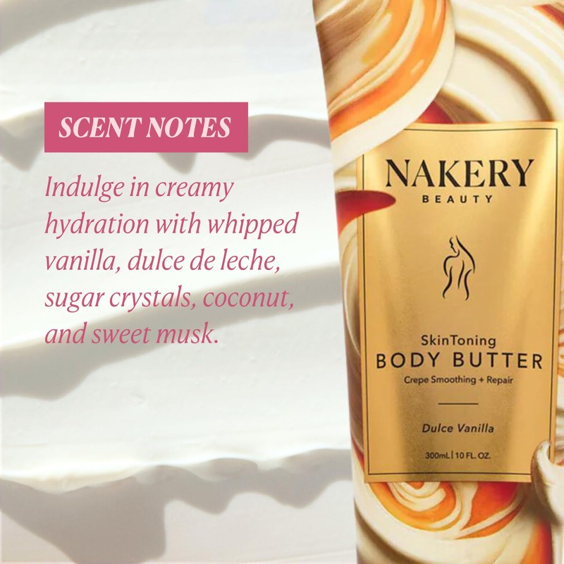 Nakery Skin Toning Body Butter for Women - Firming Body