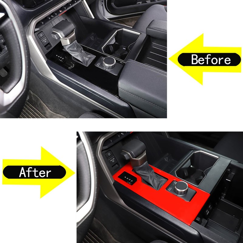 Aunginsy Central Control Gear Shift Panel Trim Cover Compatible with