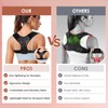 Wbbrbbr Posture Corrector Back Men Women Back Straightener Black L