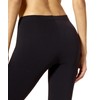No Nonsense Women's Cotton Legging, New Black/Black-2 Pair Pack