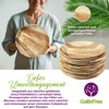 GoBeTree 24 Palm Leaf Plates, Palm Leaf Tableware Like Bamboo