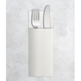 VelaHub Airlaid 50 Cutlery Personal Care, High-quality, disposable napkin, 32x40 cm, White