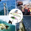 RoseFlower 114 PCS Fishing Lure Set, Includes Hard and Soft