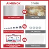 188pcs 304 Stainless Steel Lock Nut Assortment Kit Perfect for
