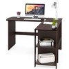 SHW 51 x 51 Inches L-Shaped Home Office Wood Corner