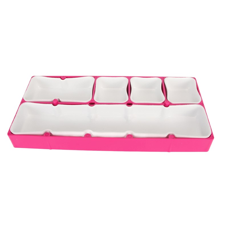 Watch Parts Storage Box 5 Compartments Portable Dustproof Multipurpose Watch