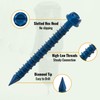 LIONMAX Concrete Screw Anchor, 150-PCS 1/4" x 2-1/4" Hex Head