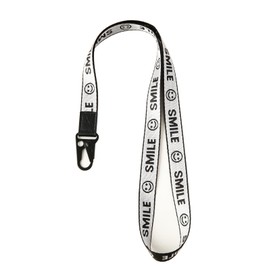 TOOLIN Cool Lanyards,Neck Lanyards for Keys,Wallets Holders,Key Chain Holder (Smile-Gray)
