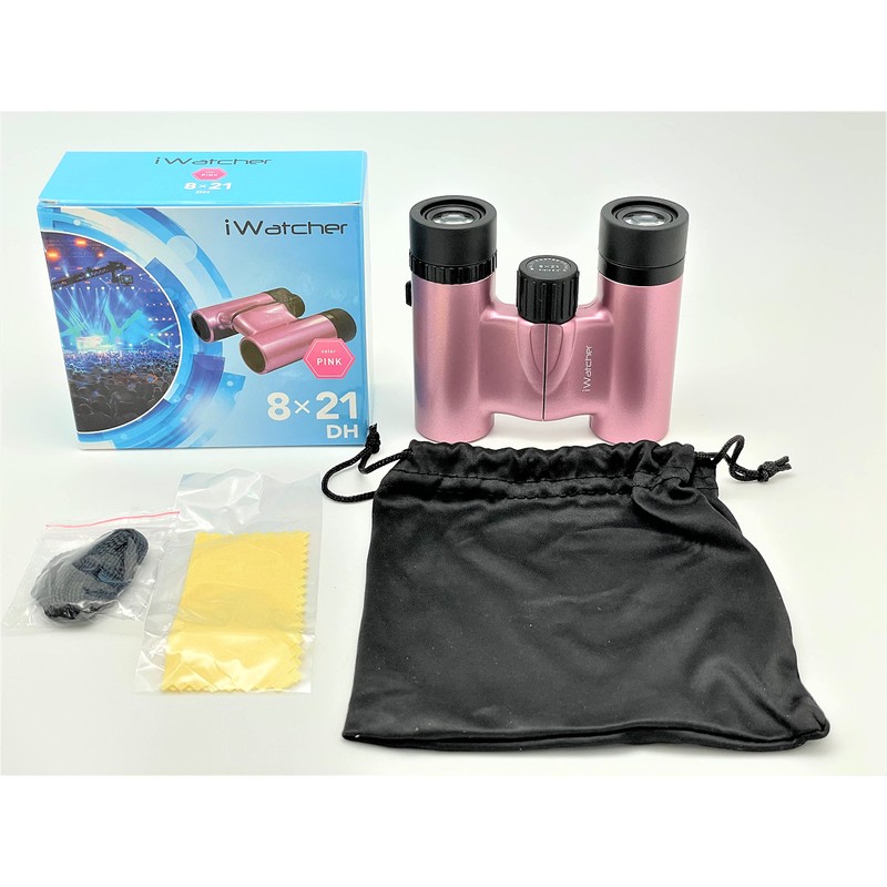 iWatcher 8x21DH Binoculars with Strap for Sports & Concerts Indispensable