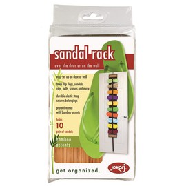 Jokari Bamboo Accents Sandal Rack