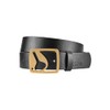 NIXON Icon Cut Out Vegan Belt - Black/Gold - Large