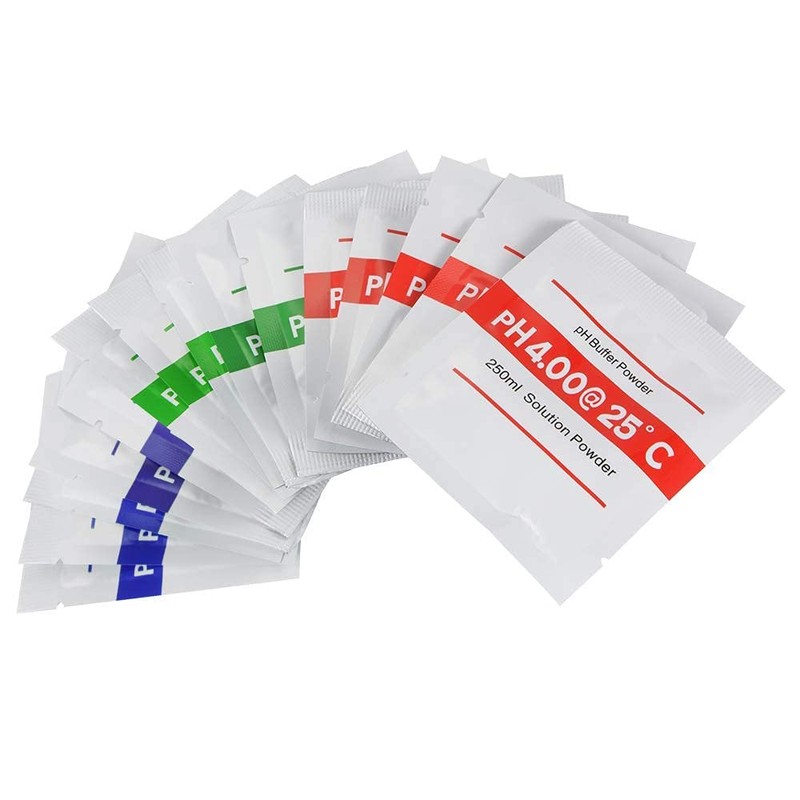 DuvinDD 15pcs pH Meter Buffer Solution Powder 6.86/4.01/9.18 for Precise
