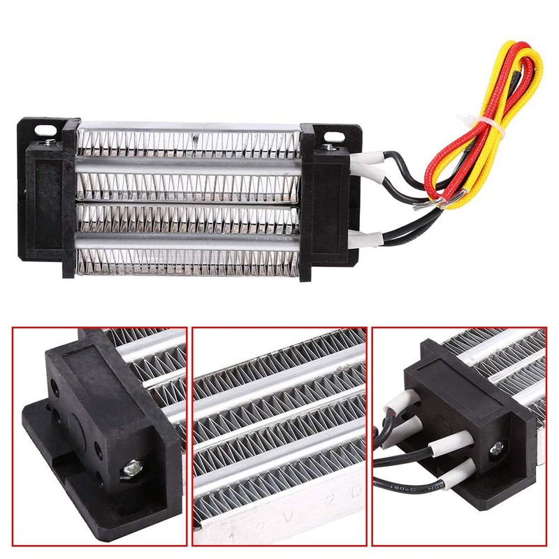 PTC Heating Element, 200W DC 12V Insulated PTC Ceramic Air