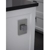 Legrand adorne 15Amp 1-Gang Pop-Out Outlet in Magnesium With Matching