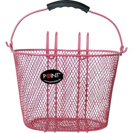 Point VR Colour 05107700 Children's Bicycle Basket 25 x 16 x 16 cm Pink