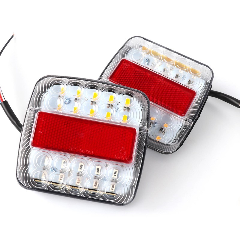 12V LED Tail Lights Stop Brake Turn Signal Low Power