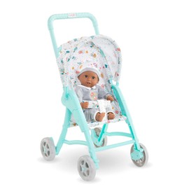 Corolle Baby Doll Stroller with Folding Canopy - fits 12" Dolls