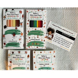 Bellen’s More Than Peach Creativity Bundle Colored Pencils And Crayon Set