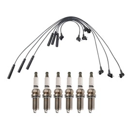 Ignition Kit Spark Plugs Spark Plugs Wire Set Compatible with 1991-1995 Toyota 4Runner Pickup