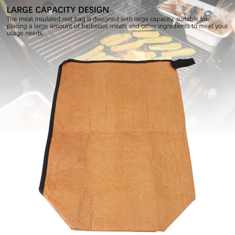 Meat Insulated Resting Bag Large Capacity Reusable Zipper High Density