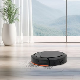 Robot Vacuum and Mop Combo, 3-in-1 Robot Vacuum Cleaner, Sweeping Machine with APP & Button Control, Max 2700Pa Suction, 120Mins Runtime, Robotic Vacuum for Pet Hair, Carpet, Hard Floor, Black