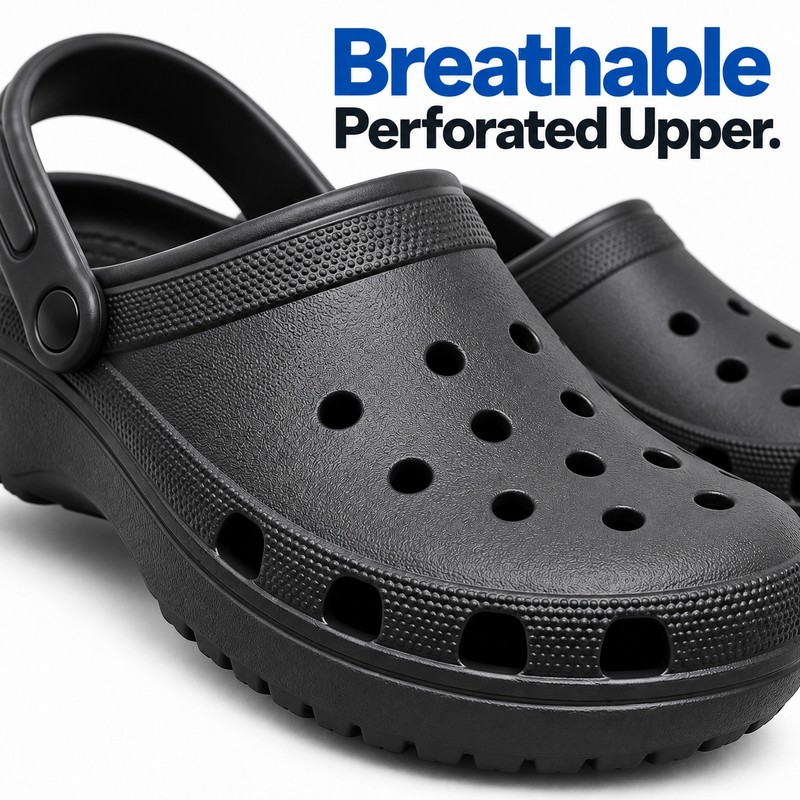 Unisex Lightweight Clog Slippers for Indoor & Outdoor Wear –