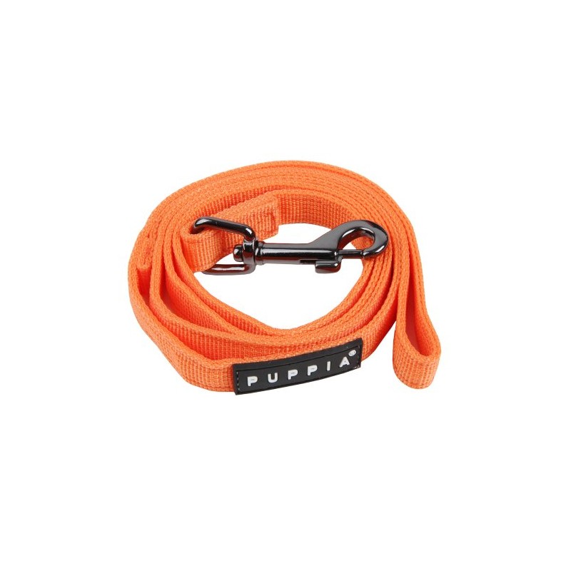 Puppia Nylon Lead Soft Dog Collar, Small, Orange