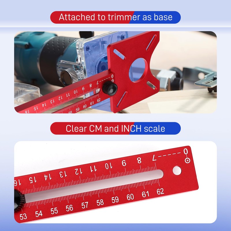 3 in 1 Router Tool Milling Groove Bracket, Router Jig,