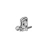 S. Parker 05313 Keyed Patio Door Lock, Aluminum Finish