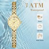 eYotto Small Dainty Watches for Women, Round Quartz Waterproof Dress