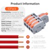 XALXMAW 10Pcs Lever Wire Connectors, 1 in 4 Out DIY