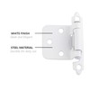 Silverline SH5001-WT Self Close Flush Hinge 1.2mm Thick Cabinet Hardware