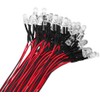 HUAZIZ Pack of 100 Pre-Wired LED, Diode Light, 12 V