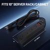 NodeQore 10 inch Rack PDU, 4 Rear Outlets, 1020J Surge