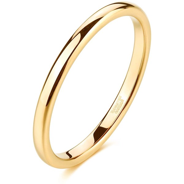 Lisandra Scott Women's Men's Polished Front Ring Stacking Ring Made