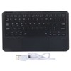 Wireless Keyboard Portable Scissor Key Foot Keyboard with Touchpad for