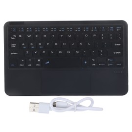 Wireless Keyboard Portable Scissor Key Foot Keyboard with Touchpad for Android for OS X for WindowsBlack