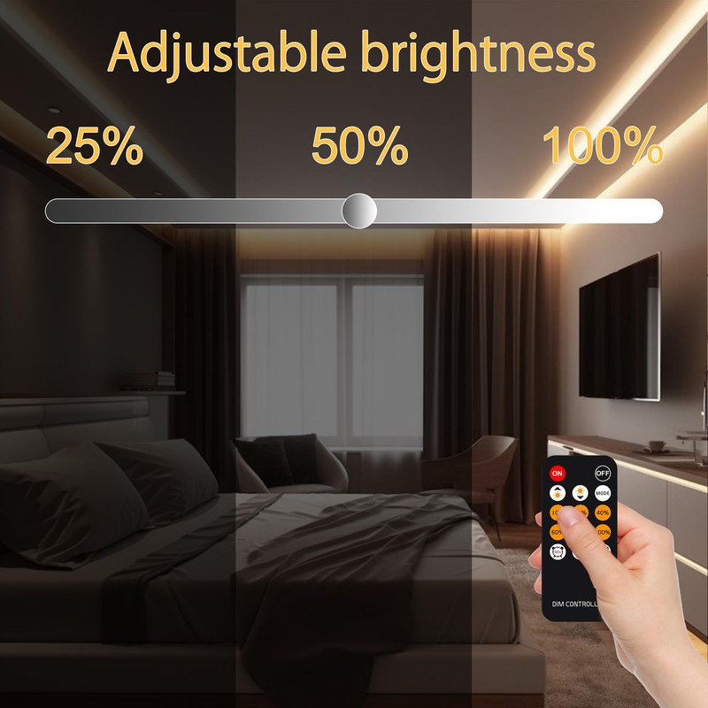 AXMOTUT COB LED Strip Light Warm White, High Bright LED