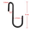 10 Pack Heavy Duty S Hooks Black S Shaped Hooks