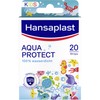 Hansaplast Aqua Protect Children's Plasters (20 Strips), Waterproof Plasters for