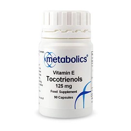 Metabolics Delta Gold Double Strength Vitamin E Tocotrienols 125mg (90 Capsules) | E Annatto Tocotrienols | Supports Immune Health & Hair, Skin, Nail Health (90% Delta & 10% Gamma)