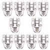 10Pack Metal Duckbilled Box Hasp Lock Toggle Latch Catch for