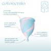 Cotonemio Tulip Menstruationstassen-Set Mit Sterilisator (3er-Pack) 100% Medizinisches Silikon Nachhaltig