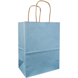 Jillson Roberts 12-Count Solid Color Medium Kraft Bags and Tissue Set Available in 3 Different Assortments, Pretty Pastels