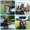 10L0L Universal Golf Cart Rear Safety Grab Bar Compatible with